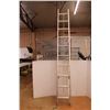 Image 1 : ** Featherlite Aluminum Adjustable Ladder - 13-20Ft Tall