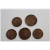 Image 2 : (5) Republic of China Copper Coins