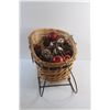 Image 4 : Wicker Sleigh Decor and Christmas Ornaments