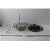 Image 1 : (2) 3 Tier Metal Hanging Baskets, Pyrex Measuring Cup