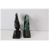 Image 2 : (2) Blue Mountain Style Ceramic Horse Figurines 9" Tall