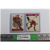 Image 1 : Glenn Hall & Maurice Richard Trading Hockey Cards - Authenticity Not Guaranteed