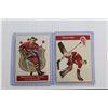 Image 2 : Glenn Hall & Maurice Richard Trading Hockey Cards - Authenticity Not Guaranteed