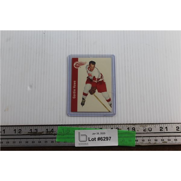 Gordie Howe Trading Hockey Card - Authenticity Not Guaranteed