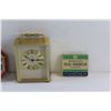 Image 2 : Royal Family Souvenir Tin Box, Staiver Quartz Desk Clock - As Is and Antacid Laxative Pill Case