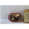 Image 3 : Royal Family Souvenir Tin Box, Staiver Quartz Desk Clock - As Is and Antacid Laxative Pill Case