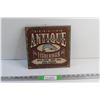 Image 1 : Genuine Antique Fisherman Sign 9 1/2'' x 9 1/2''