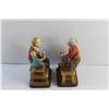Image 4 : (2) Porcelain Grandparent Ornaments