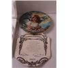 Image 2 : "Angel Sharing" Wall Collector Plate w/Certificates and Box - 7.5" Diameter