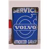 Image 3 : (2) Metal Signs: Volvo & Security/Surveillance - 12" x 8"