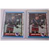 Image 2 : (2) Brain Leetch New York Rangers Topps & OPC 1989 Hockey Trading Card