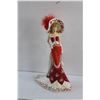 Image 2 : Bradford Exchange Lady Red Enhanced with Swarovski Crystal Elegance of Canada Figurine