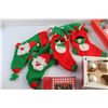 Image 2 : (4) Christmas Gift Socks, Christmas Ornaments and Cards