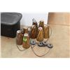 Image 2 : *Plastic Tote with Lid and (8) Ceiling Light Fixtures - As Is