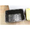 Image 2 : *(2) HDX 102L Tough Plastic Totes and One Lid