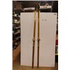 Image 1 : *Bonna Wood Norwegian Cross Country Skis 81.5" Long