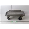 Image 1 : Stainless Steel Dolly 17.5" Long x 12.5" Wide x 6.5" Tall