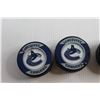 Image 2 : Vancouver Canucks and NHL Draft Hockey Pucks