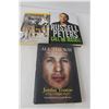 Image 3 : (3) Books- Russell Peters, Jordin Tootoo, Seabiscuit