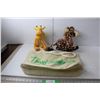 Image 1 : (2) Giraffe Stuffies Up to 13" Tall & I Need Vitamin Sea Bag