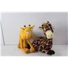 Image 2 : (2) Giraffe Stuffies Up to 13" Tall & I Need Vitamin Sea Bag