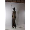 Image 1 : *Wood Tribal Statue, Stick 44" Tall