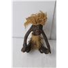 Image 4 : (3) Wooden Tribal Figurines, Up to 11.5" Tall