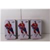 Image 4 : (3) Upper Deck Montreal Canadians Tins 1909-2009 with Hockey Cards