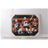 Image 1 : Philadelphia Flyers Framed Photo- Le Clair, Lindros, Renberg 20.25" Wide x 16.25" Tall