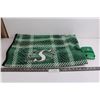 Image 1 : Saskatchewan Roughriders Throw Blanket 48" x 60"; Mug Cozy