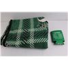 Image 2 : Saskatchewan Roughriders Throw Blanket 48" x 60"; Mug Cozy
