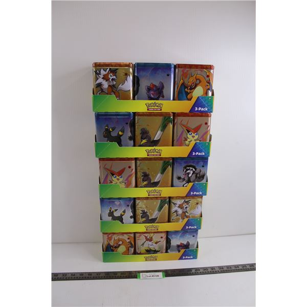 (15) Pokemon Tins (Empty)