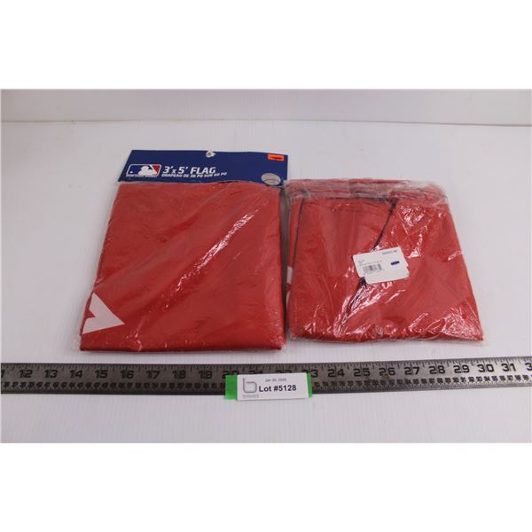 (2) Toronto Blue Jays 3' x 5' Flags (NIB)