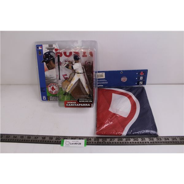 McFarlane Figure Boston Red Sox Garciaparra - NIB, Boston Red Sox 3' x 5' Flag - NIB