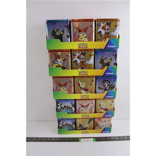 (15) Pokemon Tins (Empty)