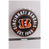 Image 1 : Cincinati Bengals Bottlecap Wall Art - As is