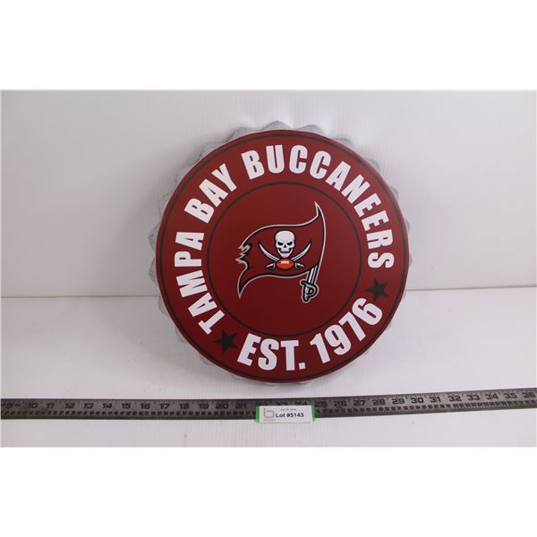 Tampa Bay Buccaneers Bottle Cap Wall Art