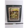 Image 1 : Framed Coca-Cola Wall Art 15.75" x 19"