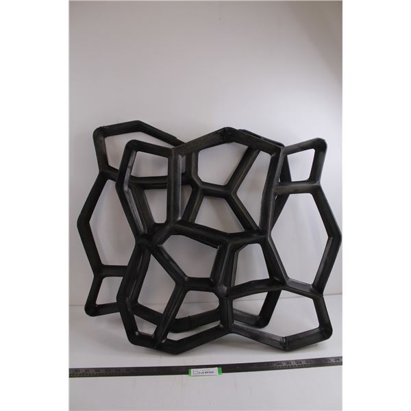 (2) Stamped Concrete Forms - 23" x 23" Approx