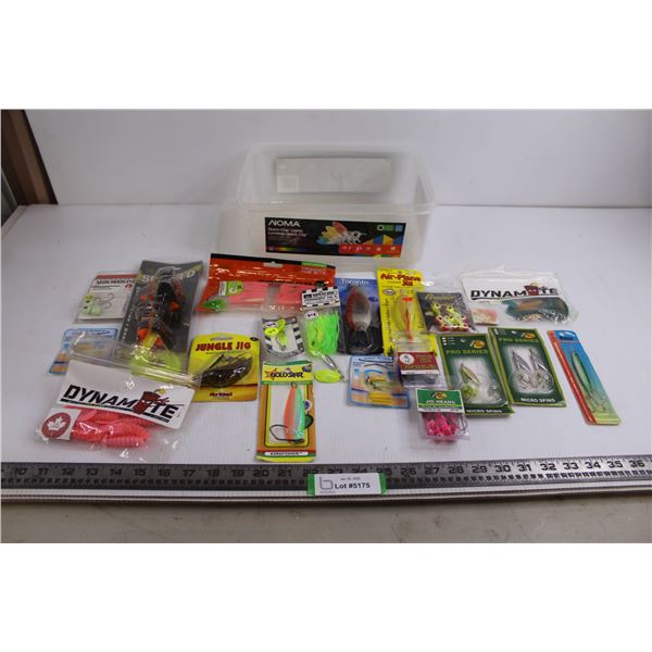 Assorted NIB Fishing Tackle with Tote