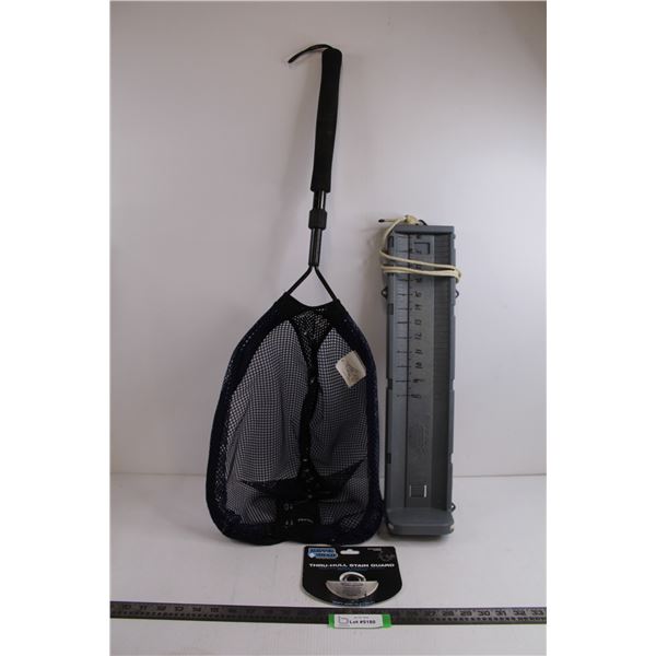 Extendable Fish Net 33" - 43", Plano Fish Measure, Dripper Guard NIB for Boat Hull