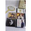 Image 2 : (14) CD Albums (Johnny Cash, Billy Ray Cyrus, Lionel Richie), Framed Vintage Wall Art 12" x 9.5", Vi