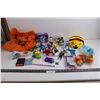 Image 1 : Assorted Kid's Toys (Jack-o-lantern Onesie, Snowman Lunch Kit, Bee Hat, Skull with Eyes that Light-u