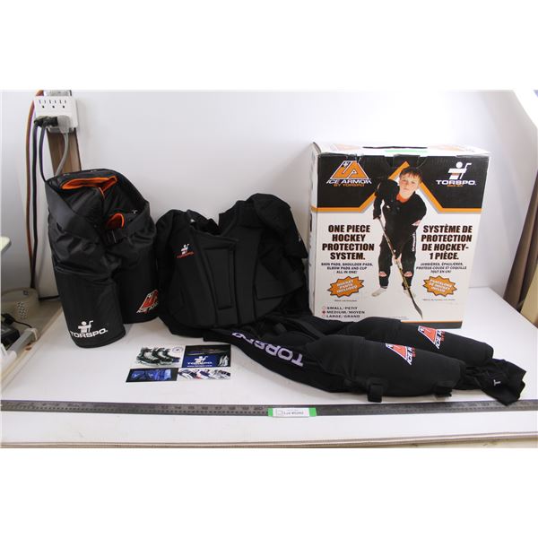 Torspo Ice Armor One Piece Hockey Protection System - Child's Medium Size - Appears Unused