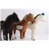 Image 2 : (3) Toy Horses - Approx 13" Tall
