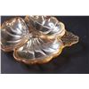 Image 2 : Marigold Iridescent Clover Divided Candy Dish - 7" Diameter