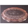 Image 3 : Pink Depression Glass Cherry Blossom Plate - 11" x 8"
