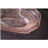 Image 3 : Pink Depression Glass Madrid Serving Bowl - 10" x 7" - Has Small Chip, As Pictured