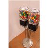 Image 5 : * Beaver Brand Double Gum Ball Machine & Stand - 16" x 40" x 12" - As Is