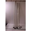 Image 1 : (5) Adjustable Push Fit Curtain Rods - Various Sizes - As Is